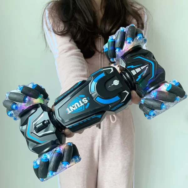 4WD RC stunt car rotation drift 2.4G wireless remote control car children's and boys sound and light toy car - Image 3