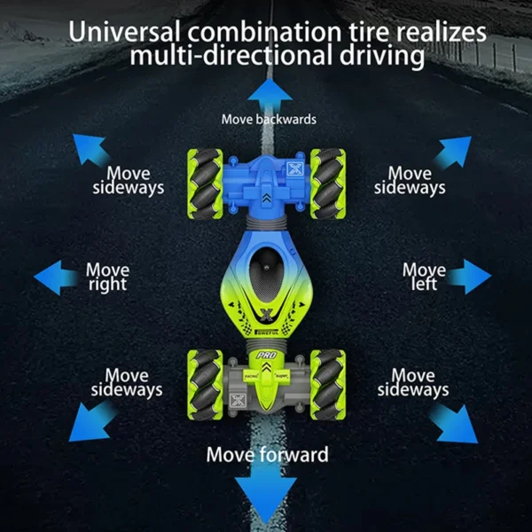 4WD RC Car Toy 2.4G Radio Remote Control Cars RC Watch Gesture Sensor Rotation Twist Stunt Drift Vehicle Toy for CHildren Kids - Image 3