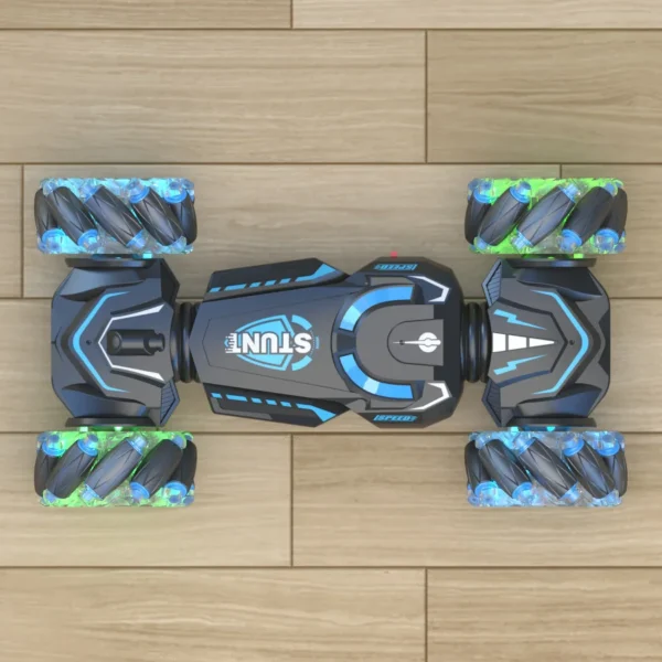 4WD RC stunt car rotation drift 2.4G wireless remote control car children's and boys sound and light toy car - Image 4