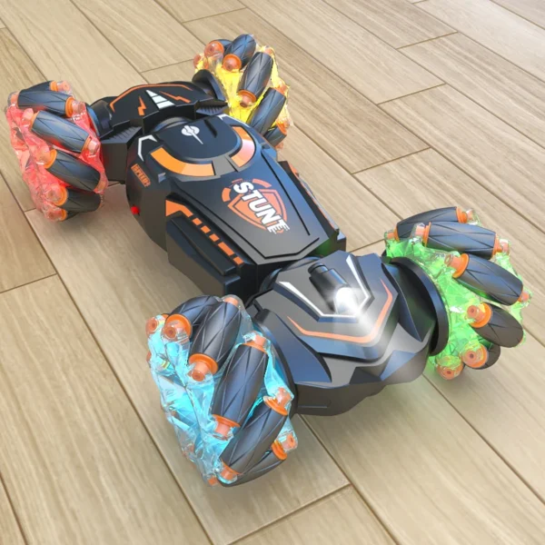 4WD RC stunt car rotation drift 2.4G wireless remote control car children's and boys sound and light toy car - Image 6