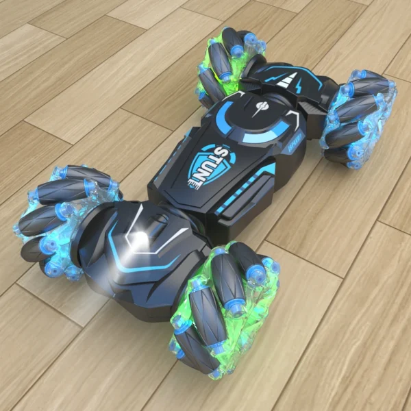 4WD RC stunt car rotation drift 2.4G wireless remote control car children's and boys sound and light toy car - Image 5
