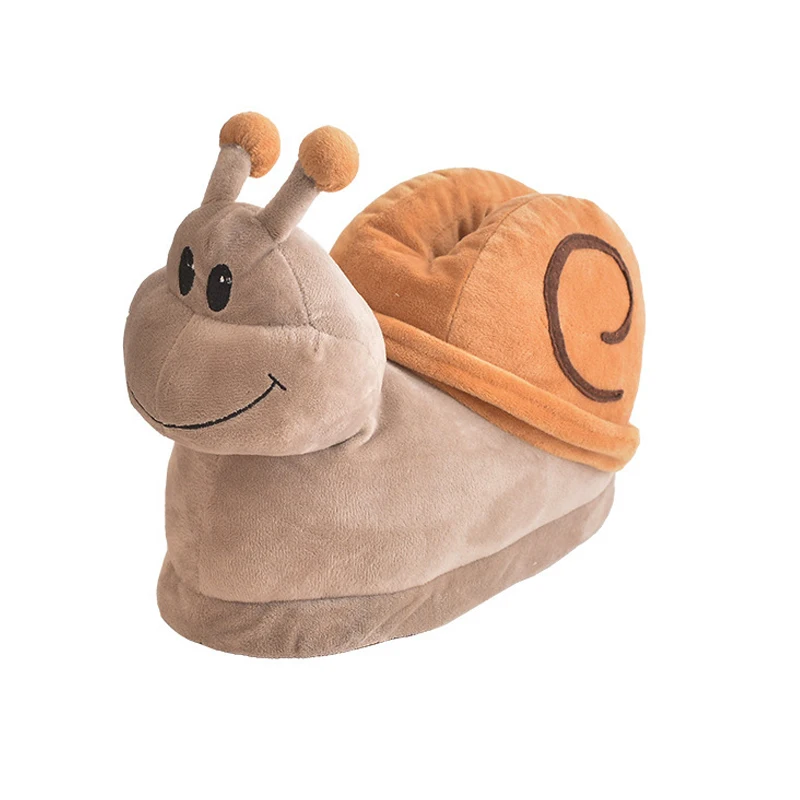 Tyrannosaurus Rex Plush Slippers For Men And Women Winter Cartoon Animals Indoor Cotton Shoes Home Warm Slippers Floor Shoes - 图片 6