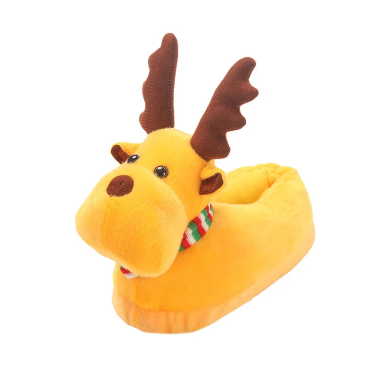 Tyrannosaurus Rex Plush Slippers For Men And Women Winter Cartoon Animals Indoor Cotton Shoes Home Warm Slippers Floor Shoes - 图片 5